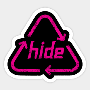 Hideto Matsumoto Anniversary [Recycle logo Pink] Sticker